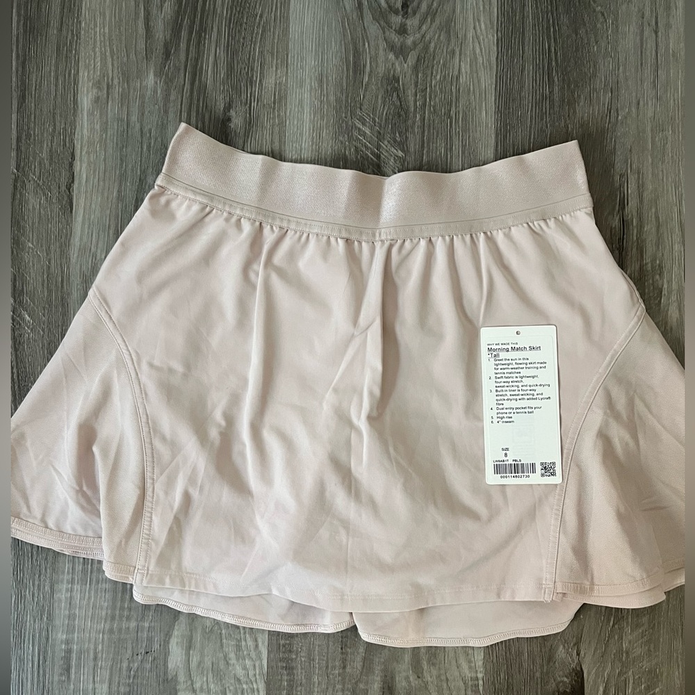 Lululemon Morning Match Skirt *Tall in Pink Bliss